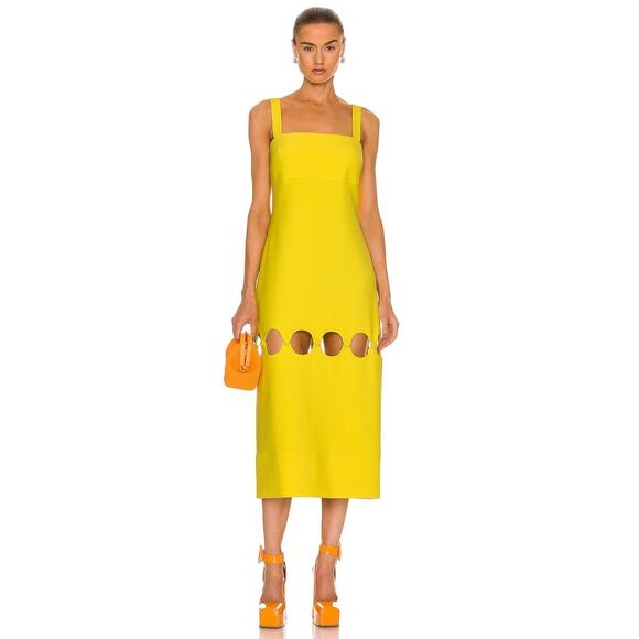 Alexis Costal Cutout Midi Dress Serin- M - Picture 2 of 5
